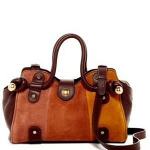 See by Chloe "Dixie" Suede Tri Color Satchel
